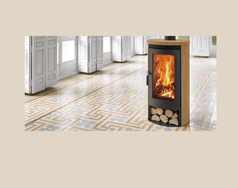 estufa denia stoves LAMBDA SAND STONE feat